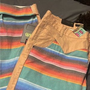 Size 14 L&B serape boyfriend style pants